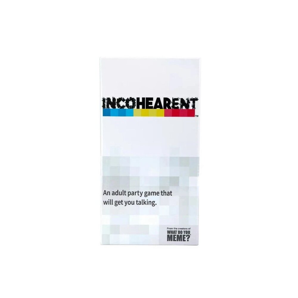 Incohearent Incoherent Adult Party Game - What Do You Meme New Game